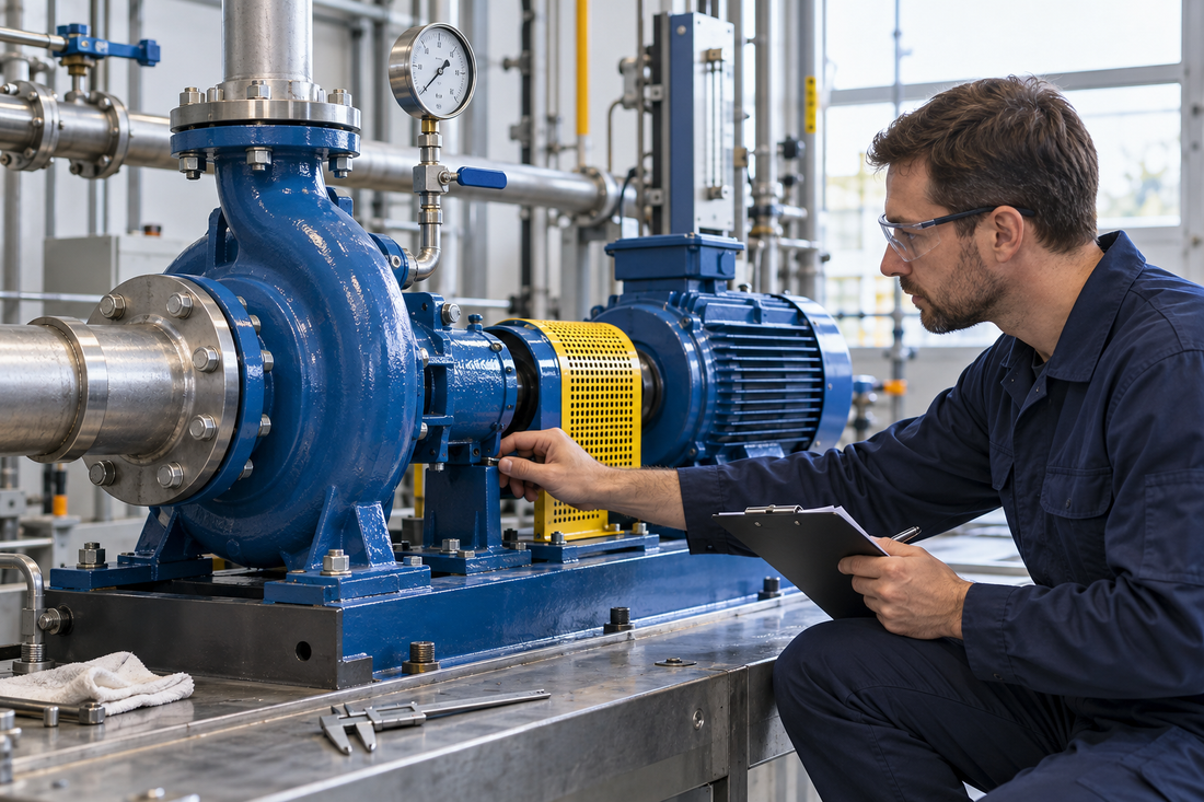 Illustrative marine pump inspection