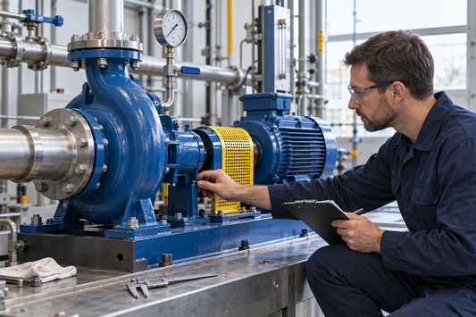Illustrative marine pump inspection