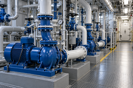 Illustrative marine pump machinery room