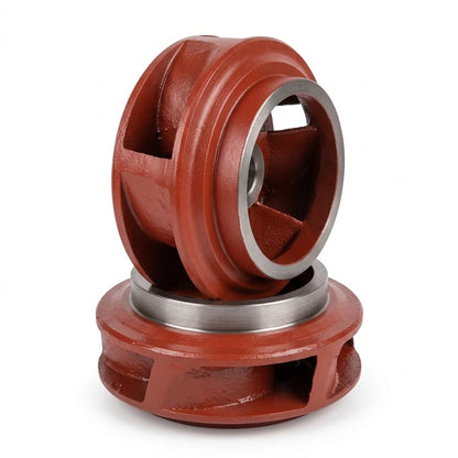 Precision machined custom centrifugal pump impeller