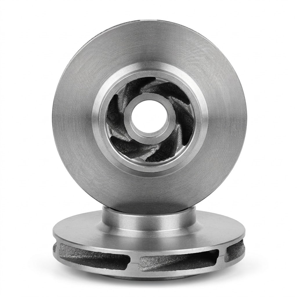 Custom industrial pump impeller for replacement and OEM applications