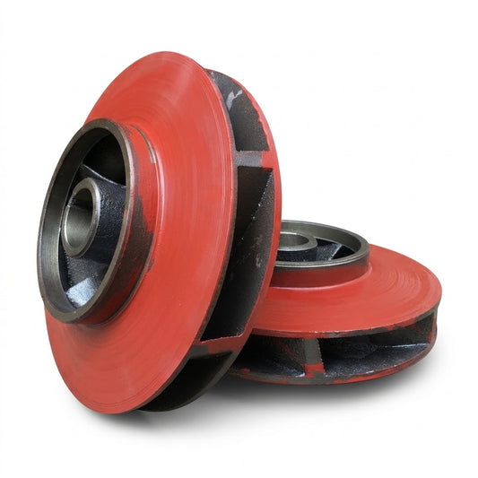 Custom red centrifugal pump impellers for water pumps