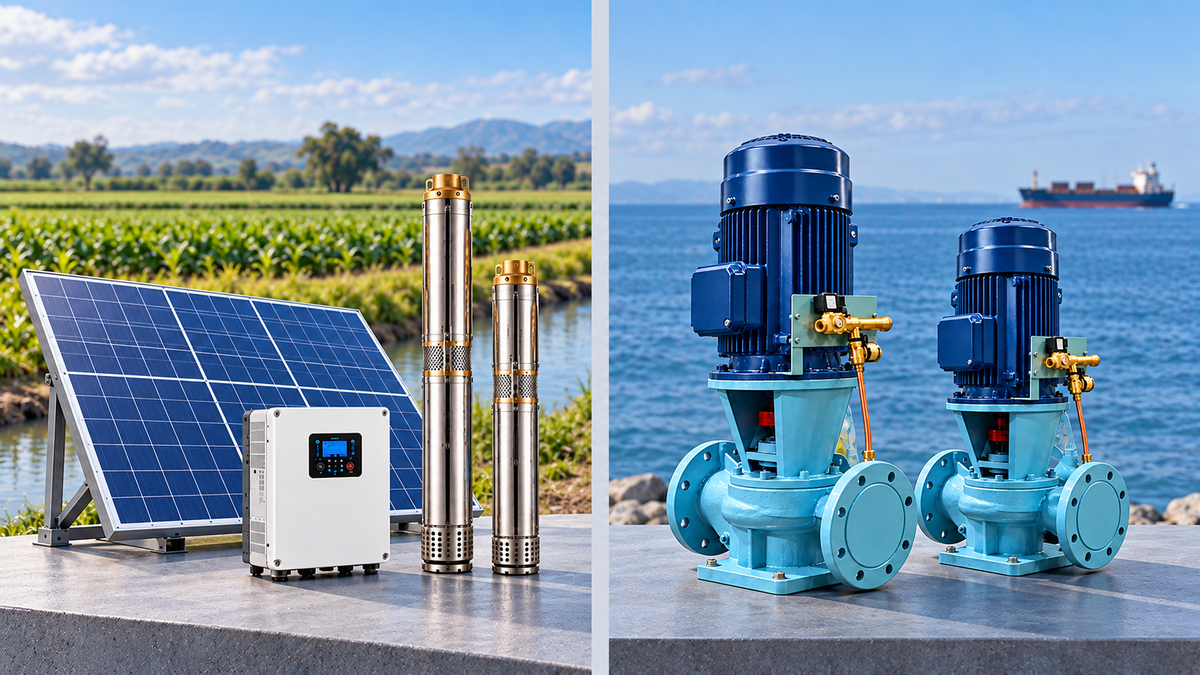 LumeaPump vertical marine pump range
