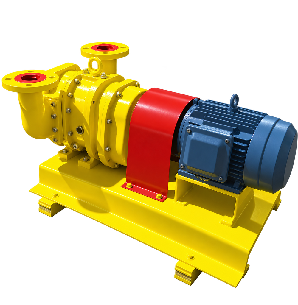 Self-Priming Rotary Lobe Pump for Oily Wastewater